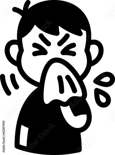 sneezing  icon