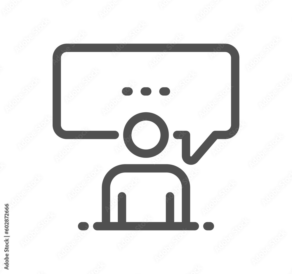 Feedback related icon outline and linear symbol. Feedback related icon outline and linear symbol.