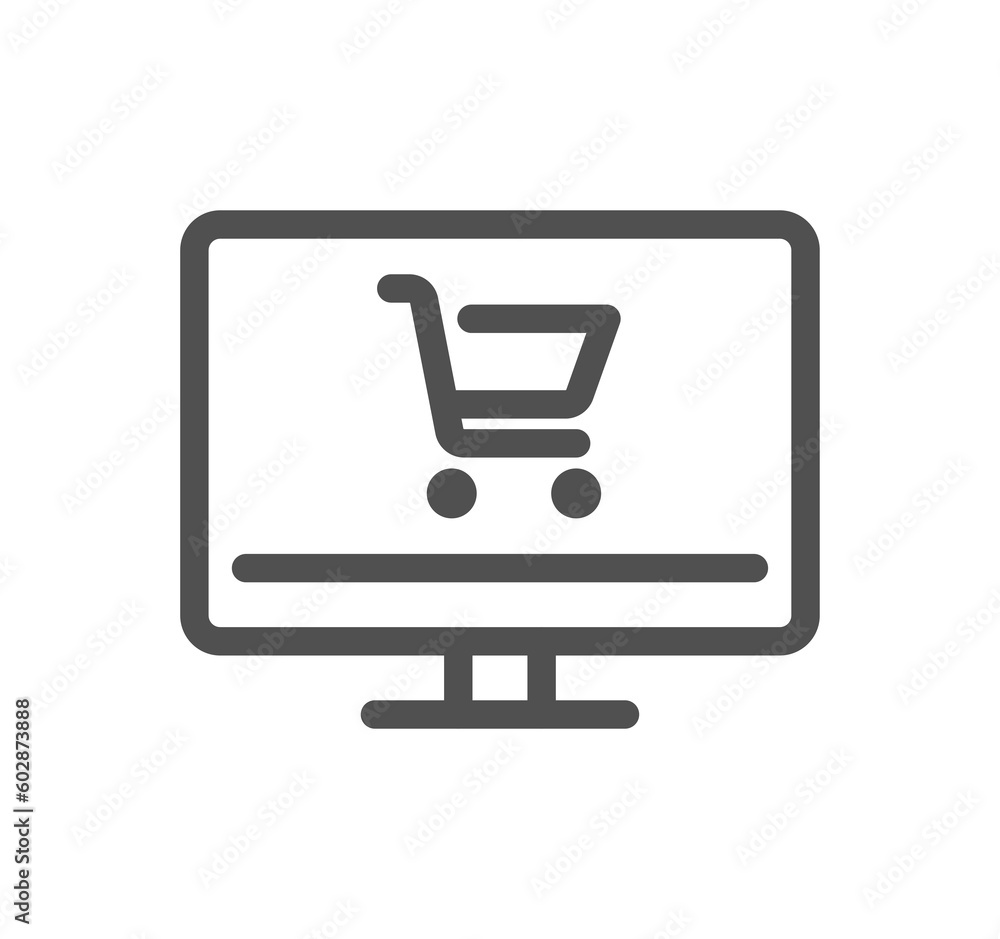 Search engine optimization related icon outline and linear symbol.