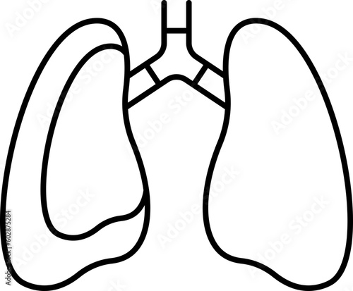 pulmonary  icon