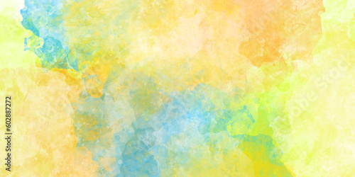 Colorful watercolor design background texture. Abstract colorful watercolor background. bright Abstract watercolor drawing on a paper image. Creative vibrant grunge watercolor background. 