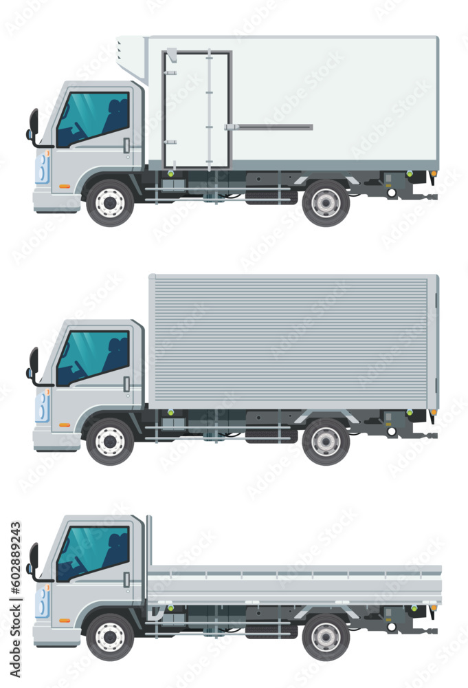 小型トラックのイラスト