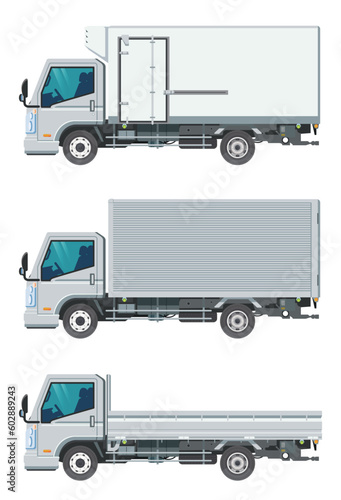 小型トラックのイラスト