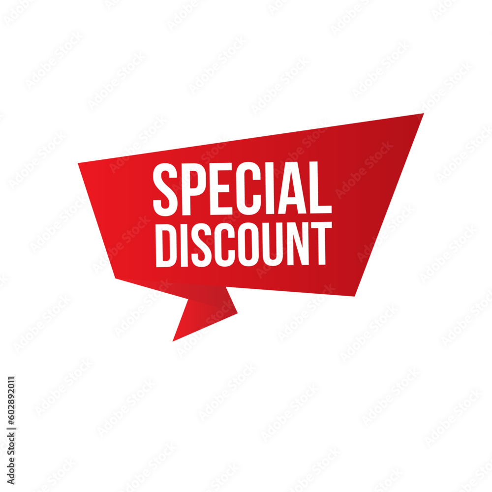 Label special discount, Red label Label special discount, Red label