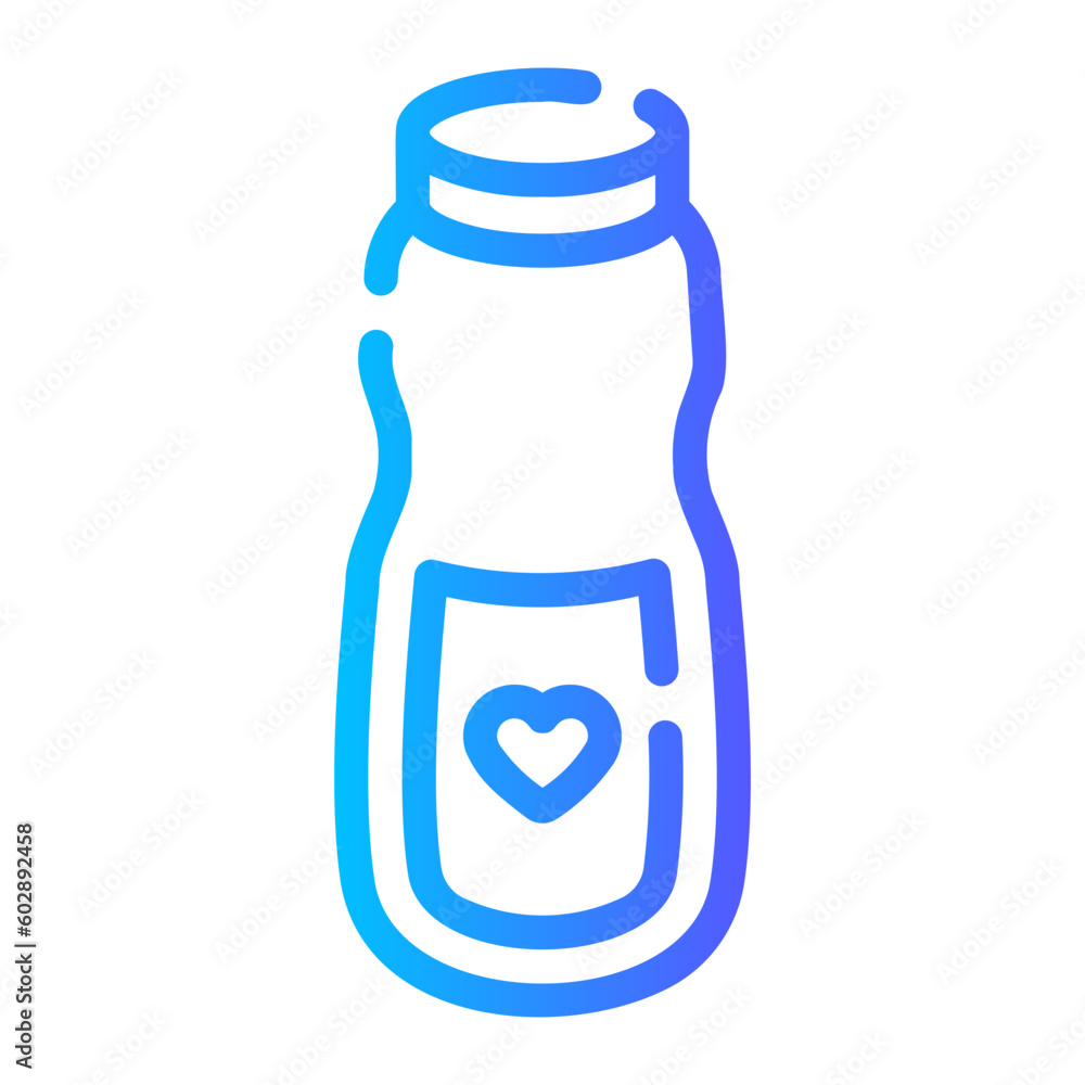 baby powder Line Gradient Icon baby powder Line Gradient Icon