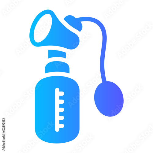 breast pump Gradient icon