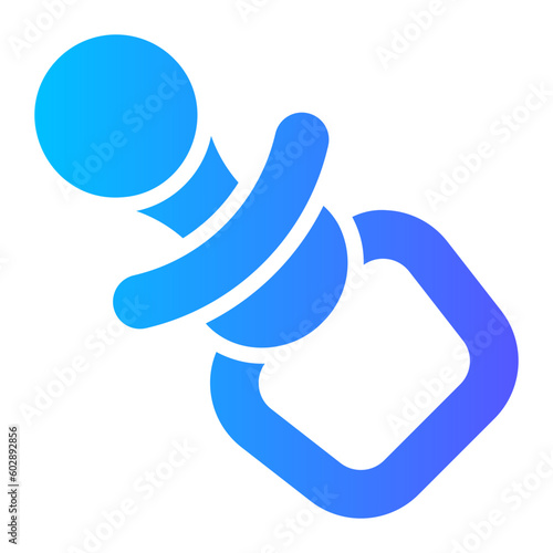 pacifier Gradient icon