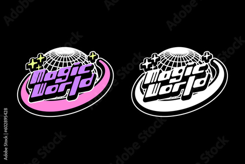 retro streetwear y2k logo graphic design