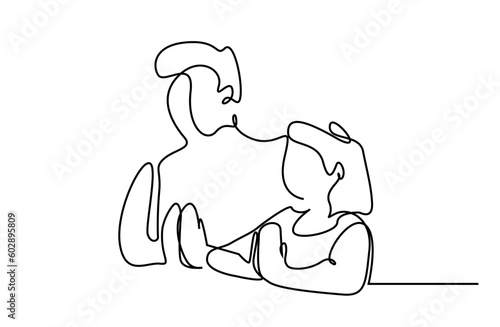 family father christian daughter praying together