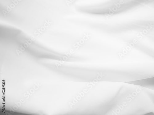 White Fabric Texture Cotton Cloth Background © wing-wing