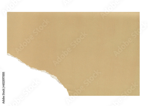 Torn Beige Scrapbook Paper
