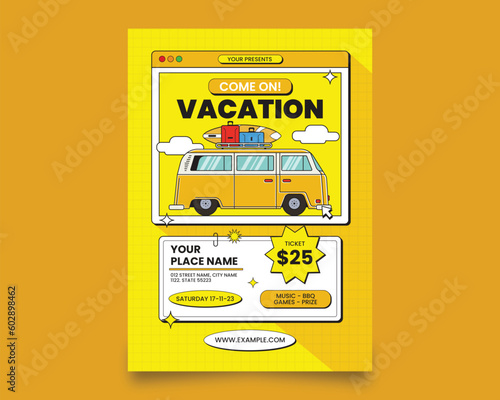 Vacation Flyer Design Template