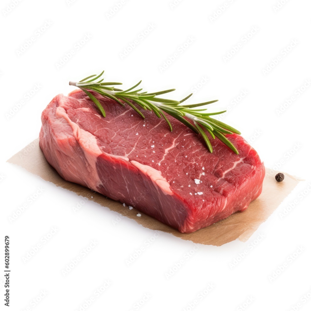 Fototapeta premium Boneless Blade Steak. Generative AI