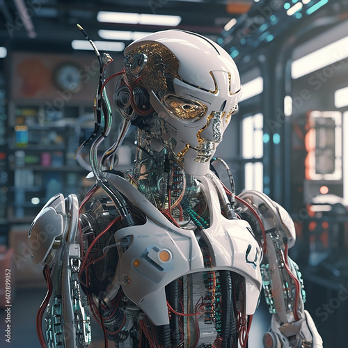 a cyborg robot © roones