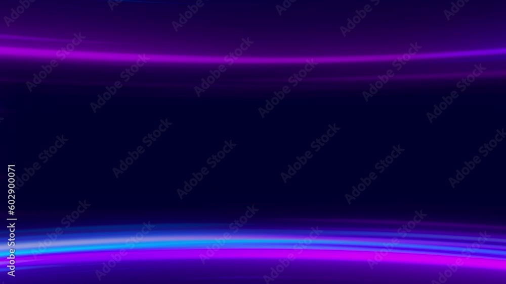 Abstract neon blue and purple speed line loop background. Flow of light. Modern visual effect video backdrop for digital, technology.4k