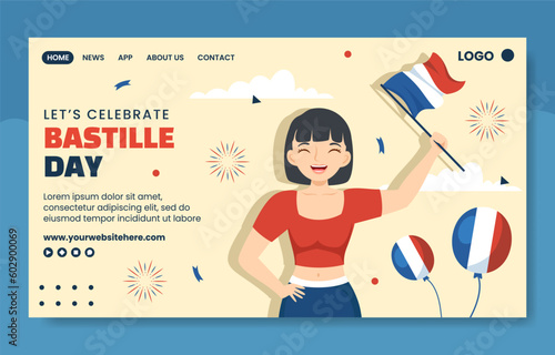 Happy Comoros Independence Day Social Media Landing Page Illustration Flat Cartoon Hand Drawn Template