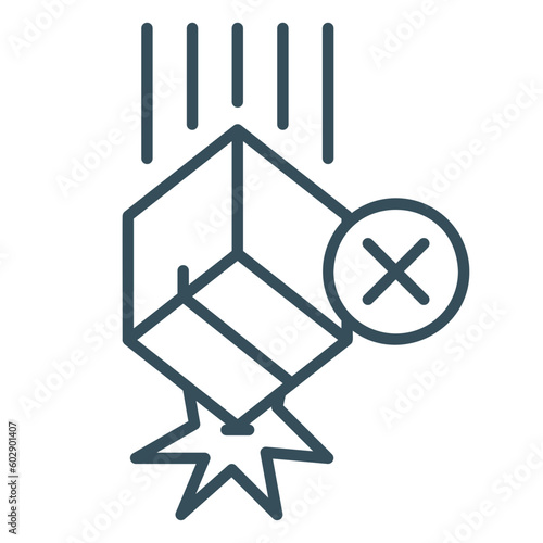 Icon do not drop item box