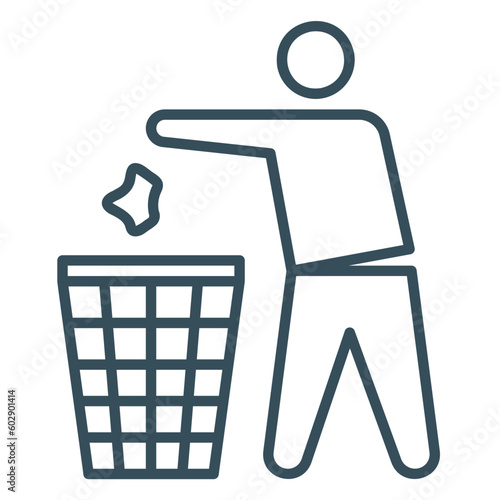 Icon do not litter
