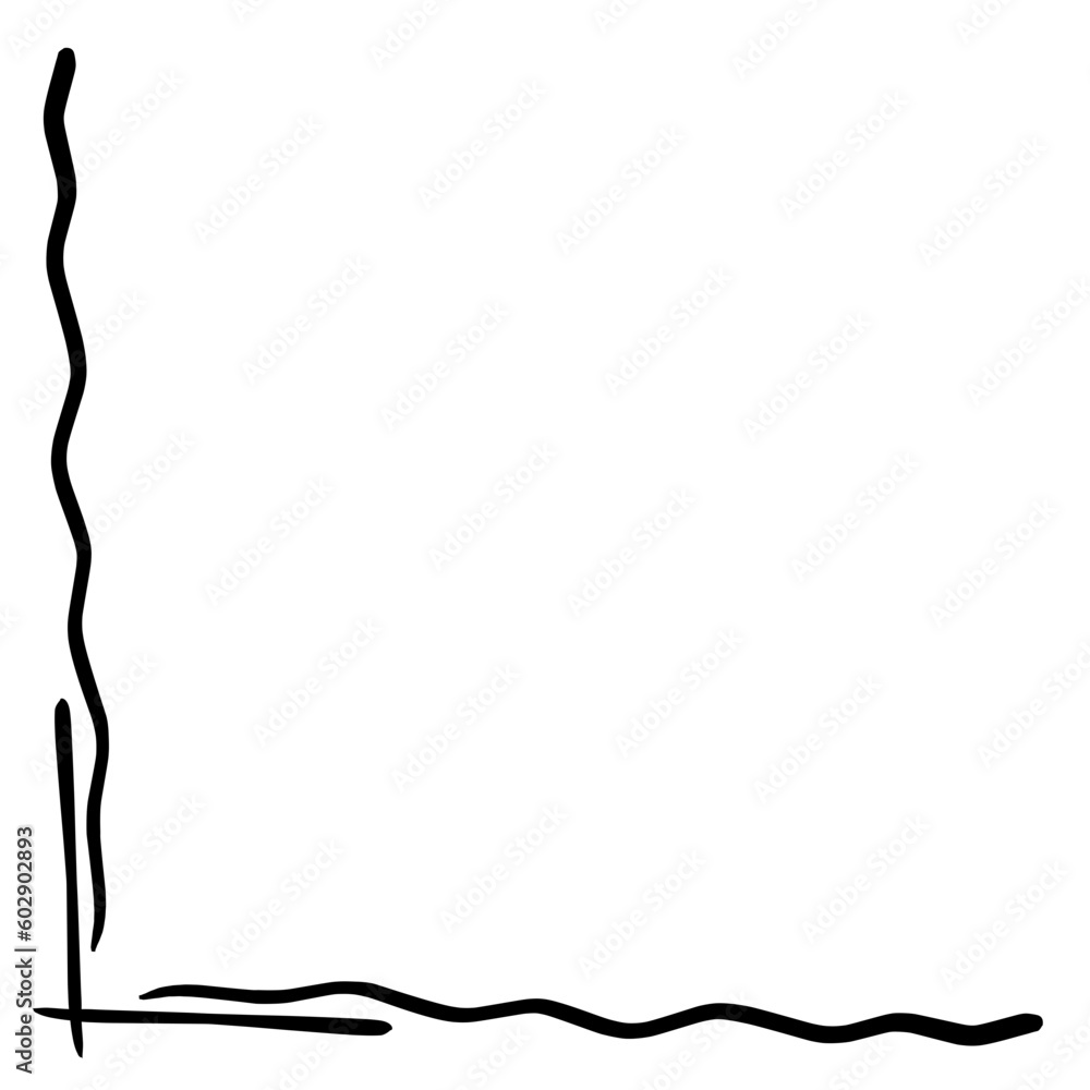 Fototapeta premium Corner Border Vector