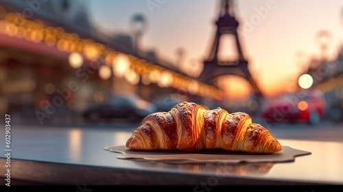 croissant on the street