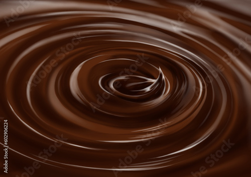 とろけるチョコレートの背景