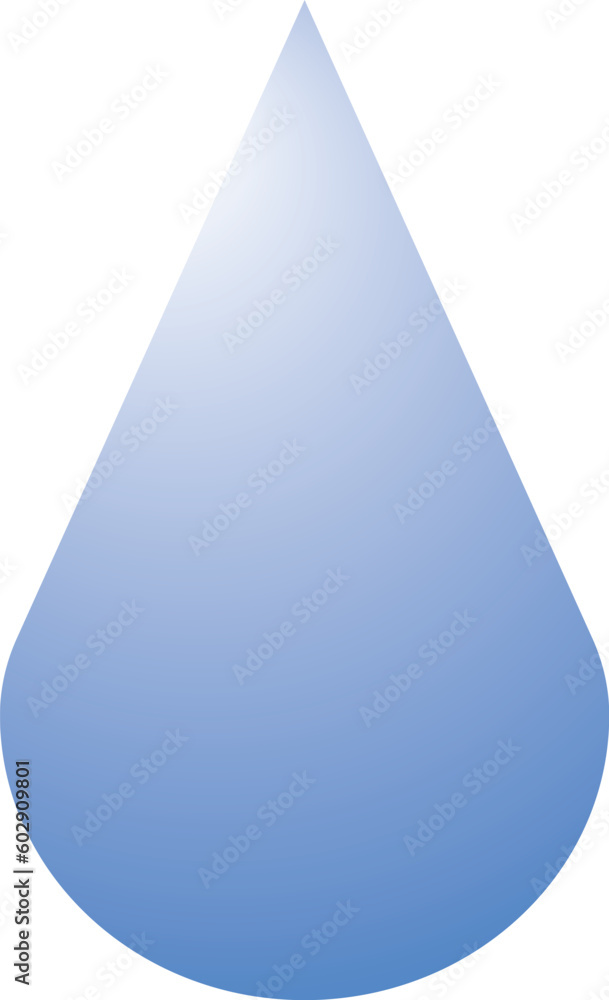 Drop of water vector illustration icon. Transparent background. Drop of water vector illustration icon. Transparent background.