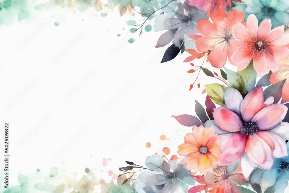 Floral border frame card template. Golden gradient on white background.Vector design illustration. for bunner, wedding card. Rectangle corners sides decoration. Floral border frame card template. Golden gradient on white background.Vector design illustration. for bunner, wedding card. Rectangle corners sides decoration.
