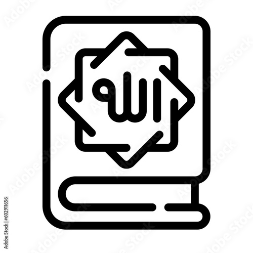 quran Line Icon