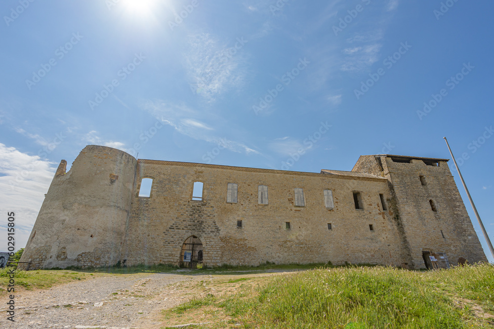 Château des Templiers dans la ville de Gréoux-les-Bains, Provence, France