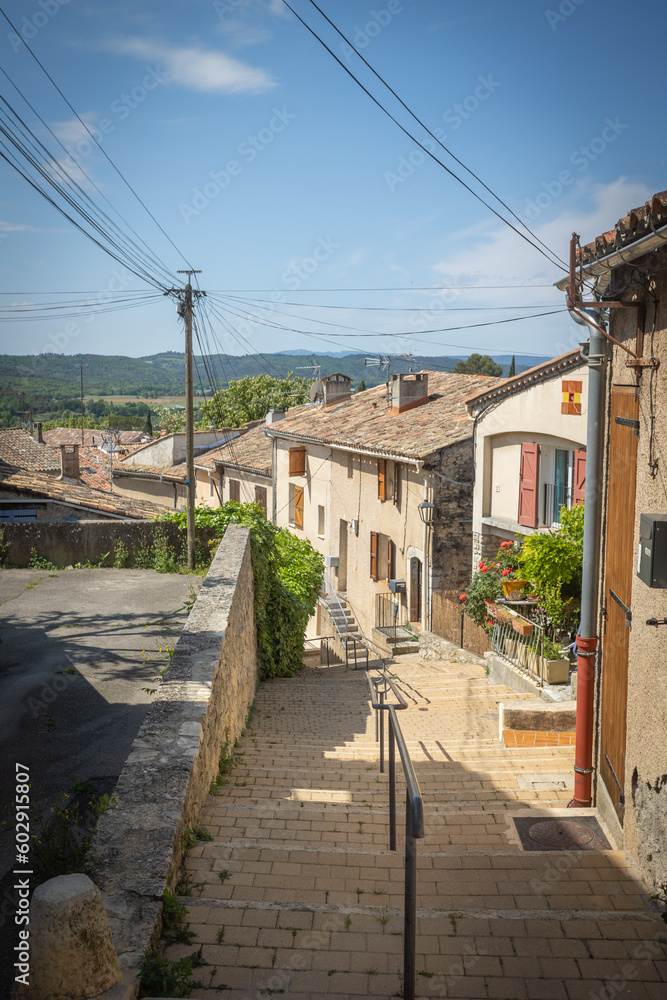 rue de la ville de Gréoux-les-Bains