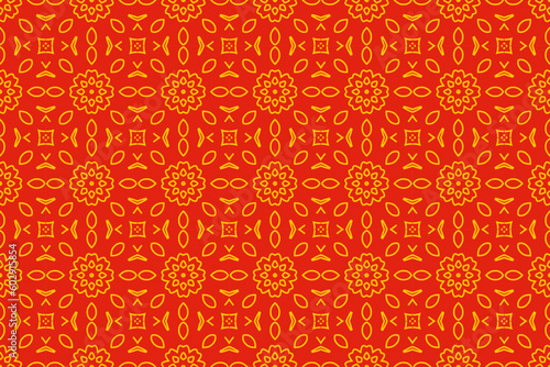 Seamless pattern for chinese new year. Vector illustration with asian style.