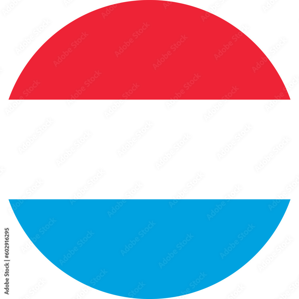 round luxembourgian national flag of Luxembourg, Europe round luxembourgian national flag of Luxembourg, Europe