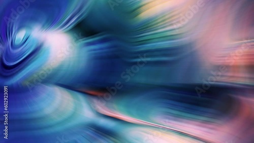 Abstract Moving Blue Flames Loop Background