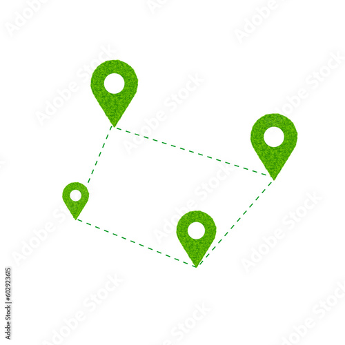 Geo Mapping, Land Plotting, Agricultural Land, Green, Marking, Land Sale