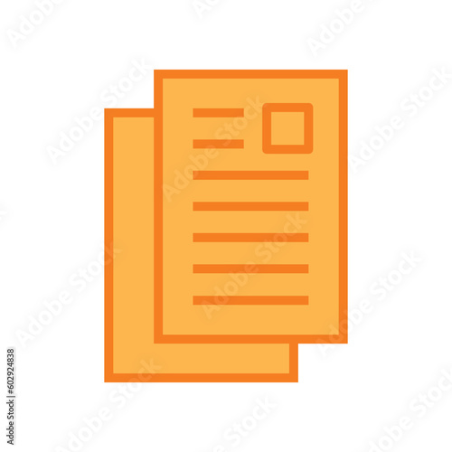 paper, icon, color, vector, illustration, design, logo, template, flat, collection © waniperih