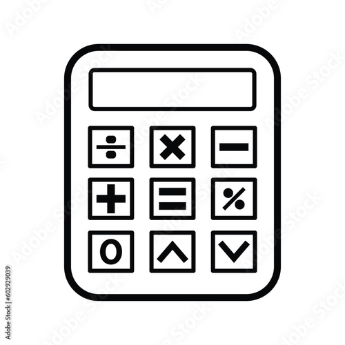 calculator ,icon, vector, illustration, design, template, flat, style