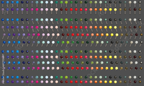 Pack bullets billes puces multicolores