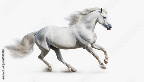 Gorgeously majestic beautiful Horse, White Horse, Strong horse © TimesLight