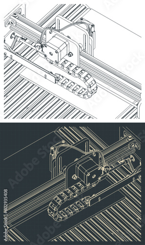 CNC router close up