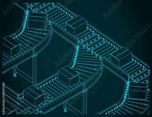 Conveyors for factory and warehouses