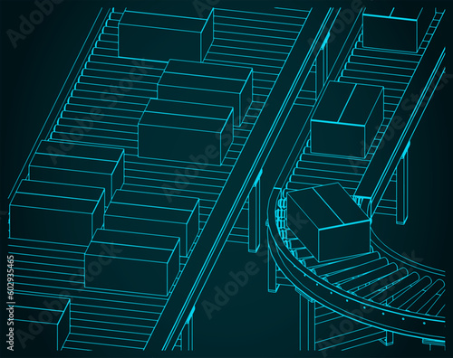 Conveyors for warehouses and production