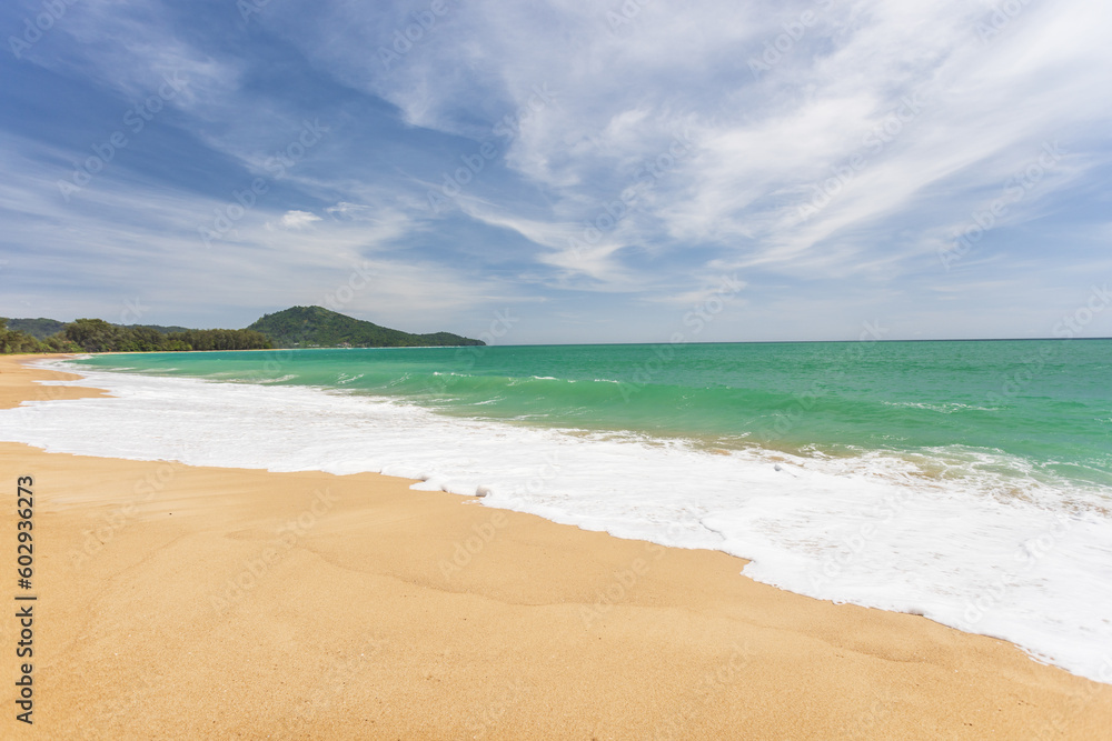 Mai Khao Beach  is on the northwest coast of Phuket Thailand.  This beach has the longest coastline of all of Phuket.