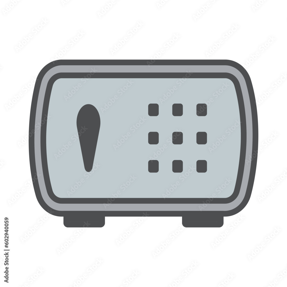 safe box, icon, vector, illustration, template, flat style, trendy, collection safe box, icon, vector, illustration, template, flat style, trendy, collection