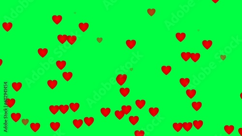 Wallpaper Mural Animation of love animation with green screen suitable for valentine day animated heart  Torontodigital.ca