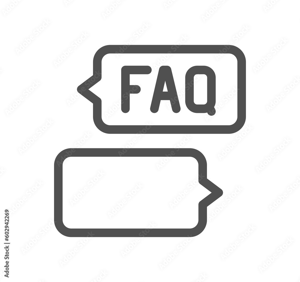 Info and help desk icon outline and linear symbol.
Info and help desk icon outline and linear symbol.