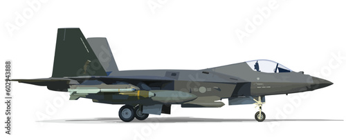 jet art design vector template air force isolated white background