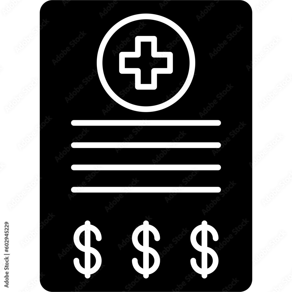 Medical Bill Icon Medical Bill Icon