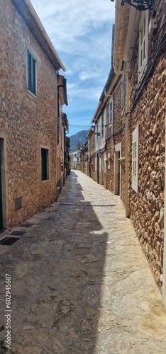 Fototapeta Naklejka Na Ścianę i Meble -  Esporles is an ancient land with an open valley and an enterprising, forward-looking town. The municipality stretches across the inner slopes of the Serra de Tramuntana, Mallorca's northern mountain r