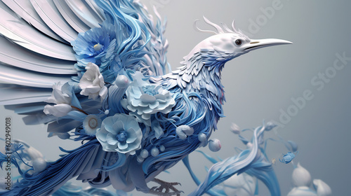 3d render illustration of a bird © Absent Satu