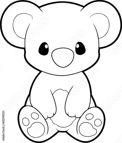 Photography Koala vector illustration